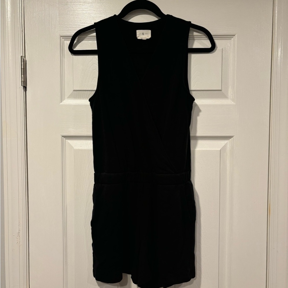 Lou & Grey Wrap Sleeveless Romper